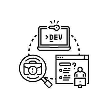 software desarrollador desafío estilos hallazgo codificación solución problema vector
