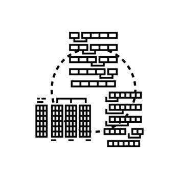 variety Bubble sort algorithm visualizing data processing steps designs vector