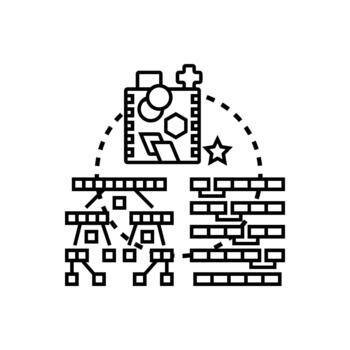 Searching looks sorting data process algorithm vector