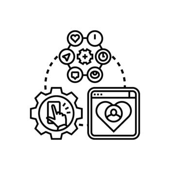 Creating software interface design user multipack experience vector