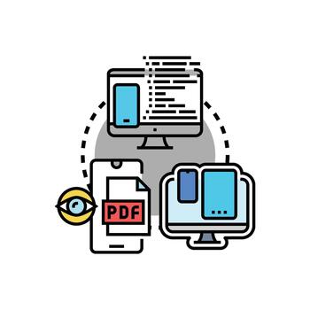 Implementation roadmap screen reader forms support clean concept vector
