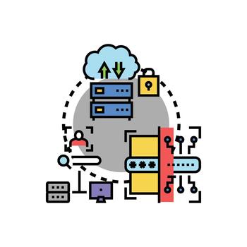 Protected multipack admin authentication securing digital data access vector