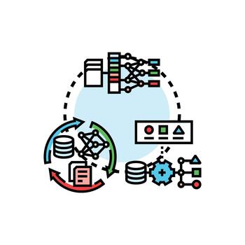 máquina aprendizaje simplificado modelo desarrollo Procesando datos lazo vector