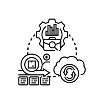 compartido desarrollo software suite concepto diversidad vector