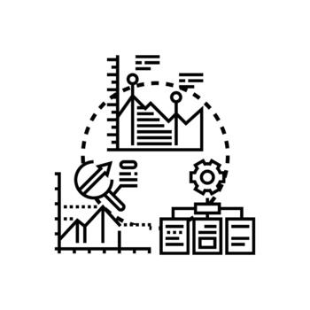 base de datos análisis concepto para datos variaciones administración Procesando vector