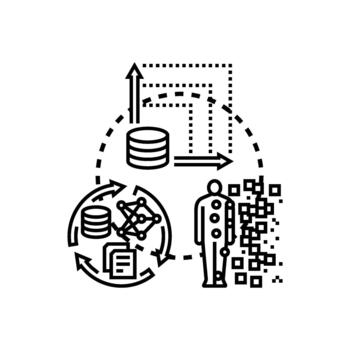 datos interpretación proceso con análisis y visualización vector