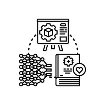 obtención formación datos máquina aprendizaje estilizado desarrollo vector