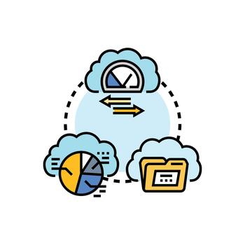 nube conjunto activado alineación para datos y sistema mejoramiento vector
