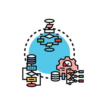 simulado conjuntos de datos creando complejo datos Procesando algoritmos variantes concepto vector