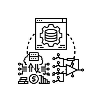 Electronic hardware device technology data computing designs vector