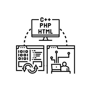 programación idioma actualizar mejorando software desarrollo proceso diversidad vector