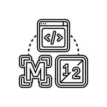 Developing responsive user interface multistyle for dark mode vector
