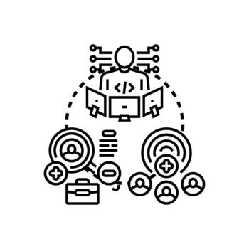 técnico pericia codificación conjunto programación desarrollo concepto vector