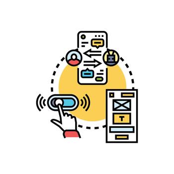 User interface customization adapting digital experience vector