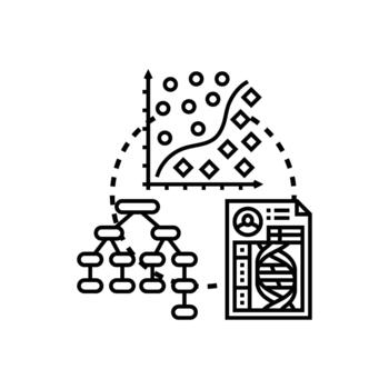 Text data labeling set process machine learning analysis vector