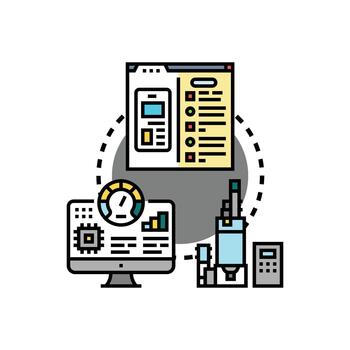 Unit testing roadmap diversity planning software development vector