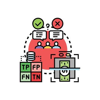 Validating information accuracy forms data verification concept vector