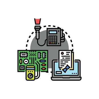 entrada mira comprobación proceso asegurando datos calidad seguridad vector