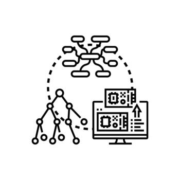 Logic programming forms concepts developing digital software multipack systems vector