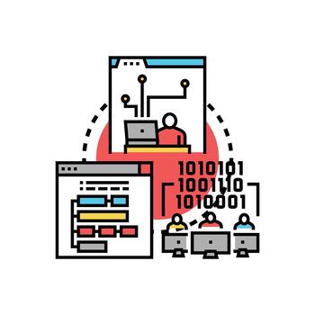 código implementación estrategia planificación estilos formas desarrollo proceso vector