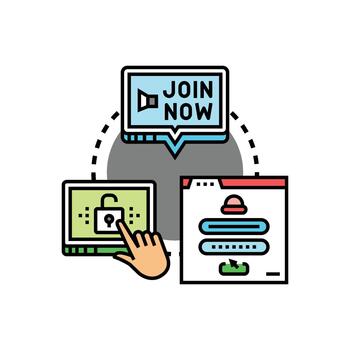 User variations authentication credentials access data multistyle security concept vector