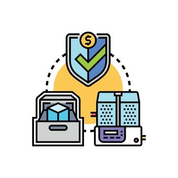 paquete múltiple encapsulación proceso asegurando datos tecnología conjunto concepto vector