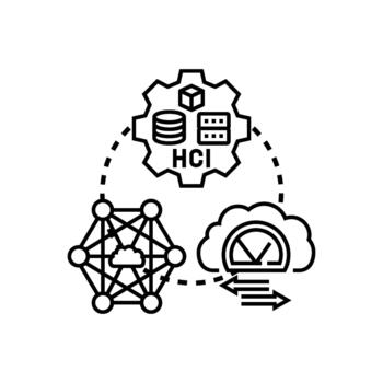 multistyle Regional network infrastructure developing computing services vector