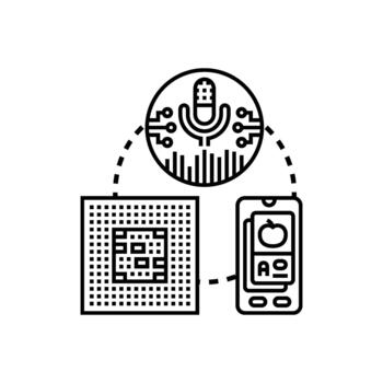 Learning platform integration digital e learning technology vector