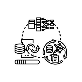 Data extraction processing cycle set information analysis vector