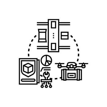 Drag variations drop development creating software interface vector