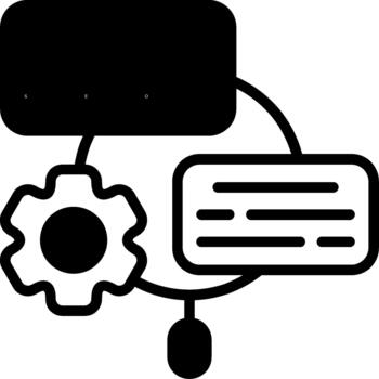 SEO Semi Solid Design vector