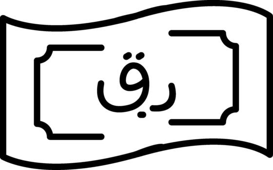Qatari Linear Design vector