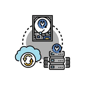 multistyle Reliable data processing and cloud computing system vector