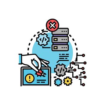software depuración fijación cuestiones estilos hallazgo errores vector