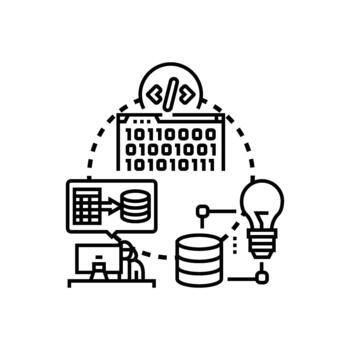 mira datos ingresando proceso dentro estilos software solicitud desarrollo vector