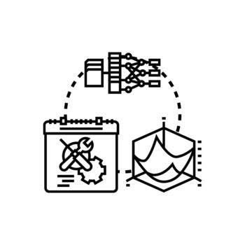 Data driven edition optimization process improving business efficiency range vector