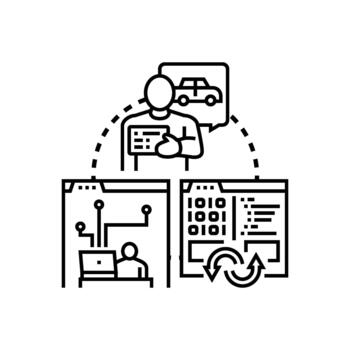 código revisión proceso moderno optimizando software desarrollo ciclo vital edición vector