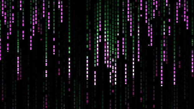 Digital Code Streaming Nieder Bildschirm video