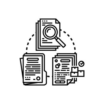 base de datos documento consulta analizando información Procesando concepto conjunto vector