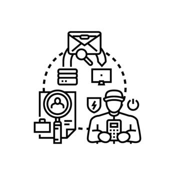 Readiness verification testing process preparing for project implementation vector
