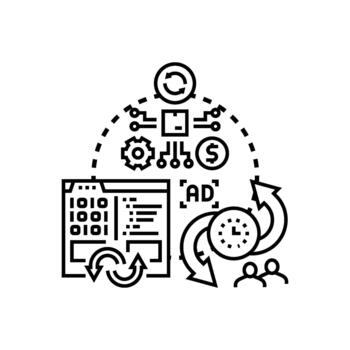 digital conversión proceso optimizando en línea estrategia vector