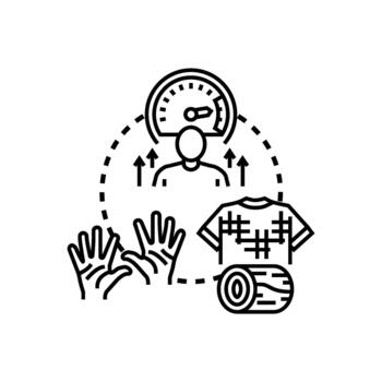 Foundational tenet human range basic needs concept vector