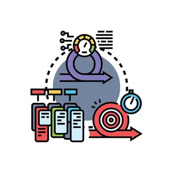 variations Sprint task management optimizing agile project development process vector