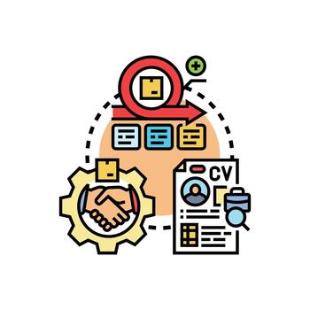 Software clean development process development workflow project management edition vector