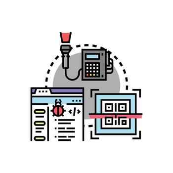 Computer code debugging developing pack scanning mix concepts vector