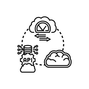nube informática serie utilización Procesando con edición api integración vector