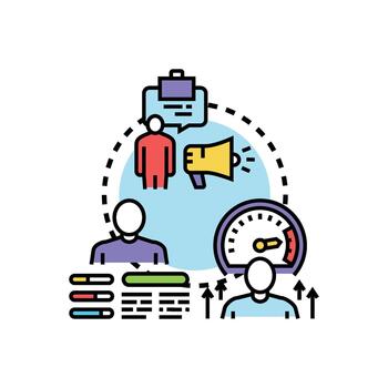 profesional habilidad desarrollo clase concepto aprendizaje mejorando formas vector
