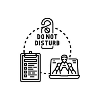 Transparent work environment concept workflow multipack forms optimization vector
