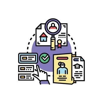 usuario aprobación pruebas concepto variaciones. comprobación verificación proceso vector
