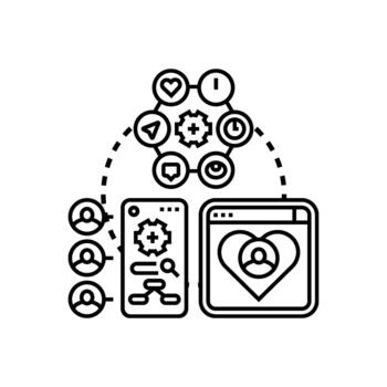 Developing interactive user facing interfaces for web and mobile vector